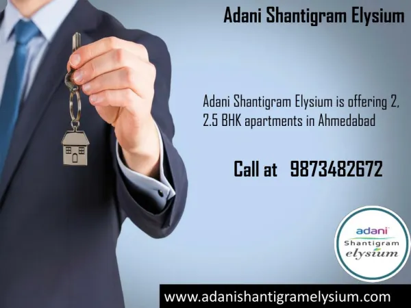Adani Shantigram Elysium | Residential Apartments In Ahmedabad