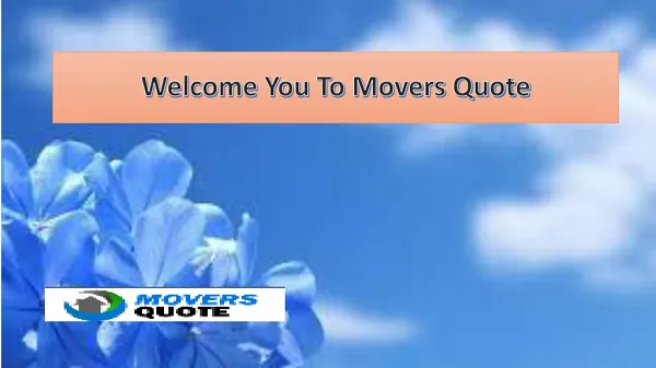 International Movers - MOVERS QUOTE
