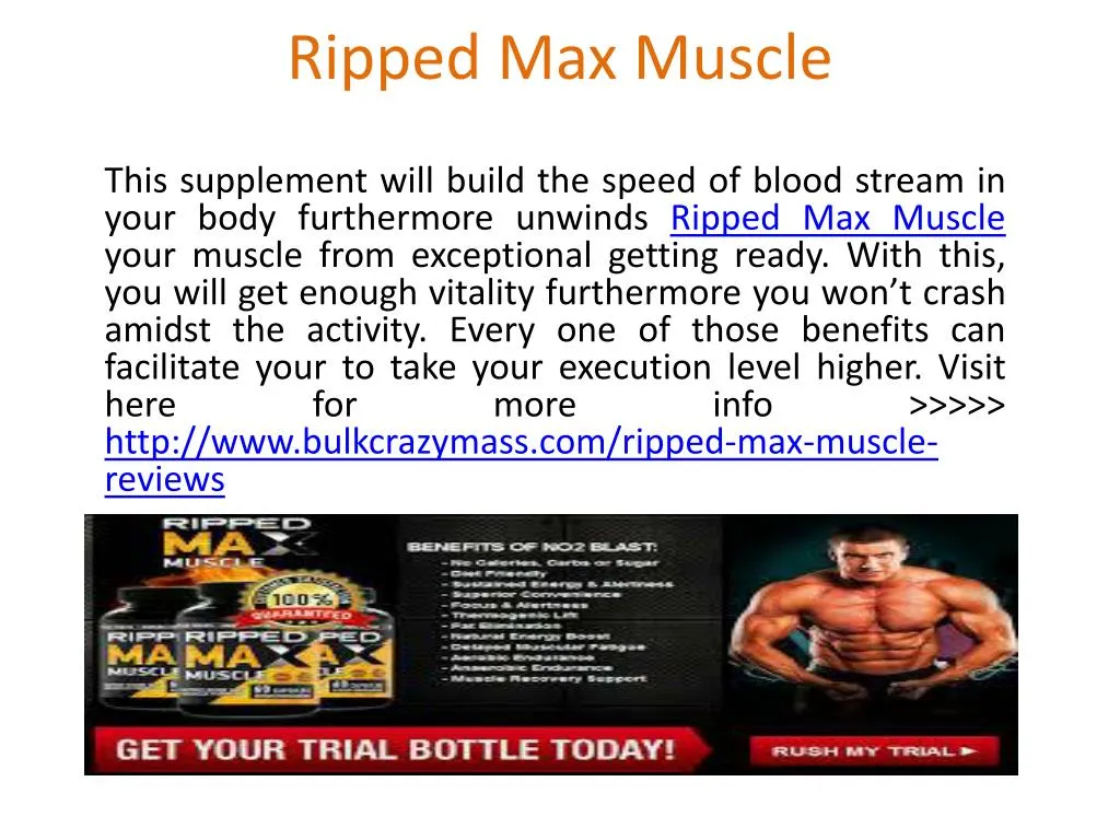 ripped max muscle