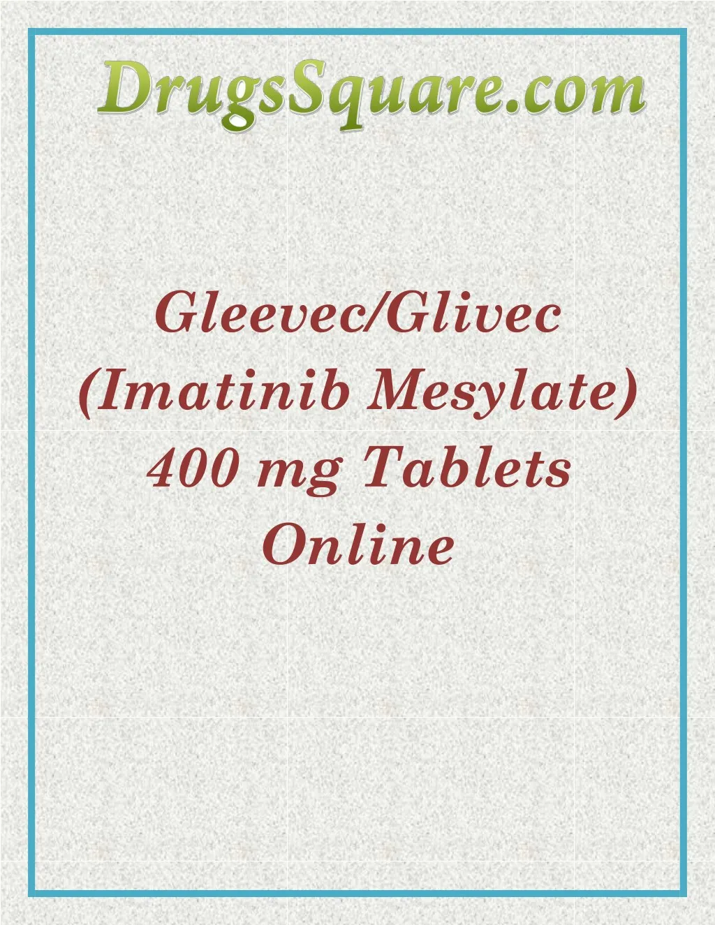 gleevec glivec imatinib mesylate 400 mg tablets