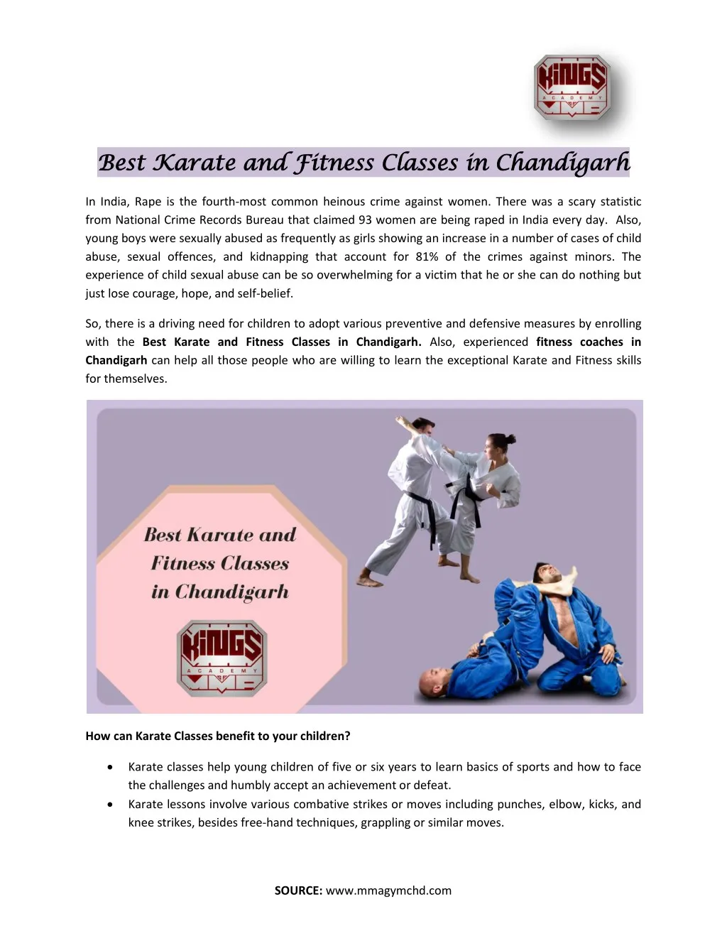 best karate and fitness classes in chandigarh