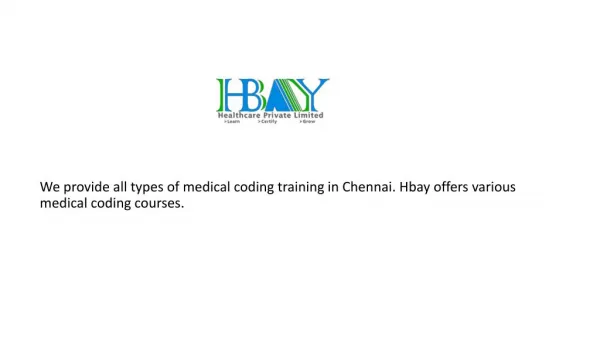 Medical Coding Courses in Chennai