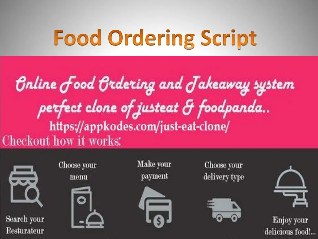 food ordering script