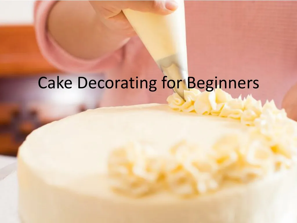 cake decorating for beginners