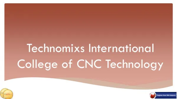 Training and Courses - Technomixs International College of CNC Technology