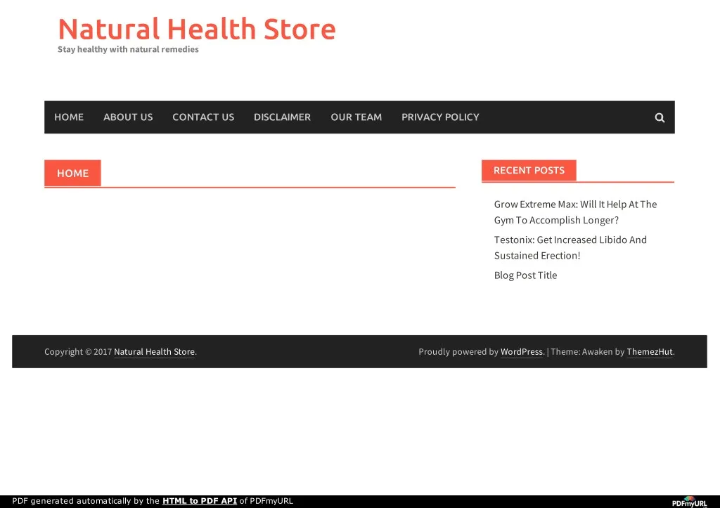 natural health store