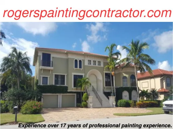 Residential Painting Contractor Fort Meyers FL