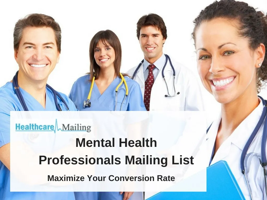 mental health professionals mailing list