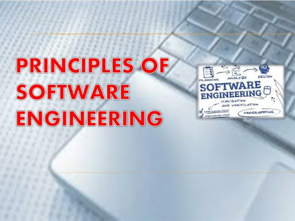 PRINCIPLES OF SOFTWARE ENGINEERING