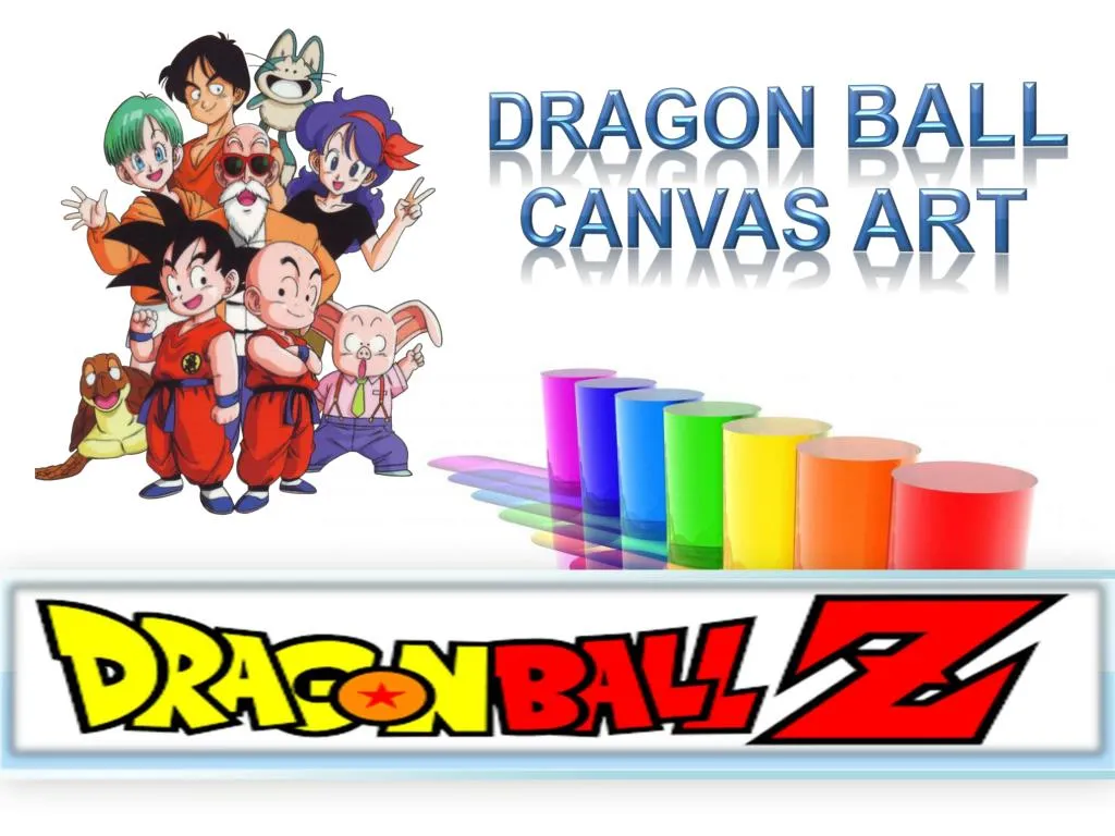 dragon ball canvas art