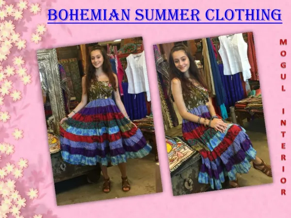 BOHEMIAN SUMMER CLOTHING