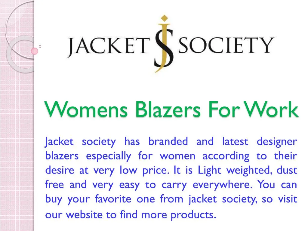 womens blazers for work