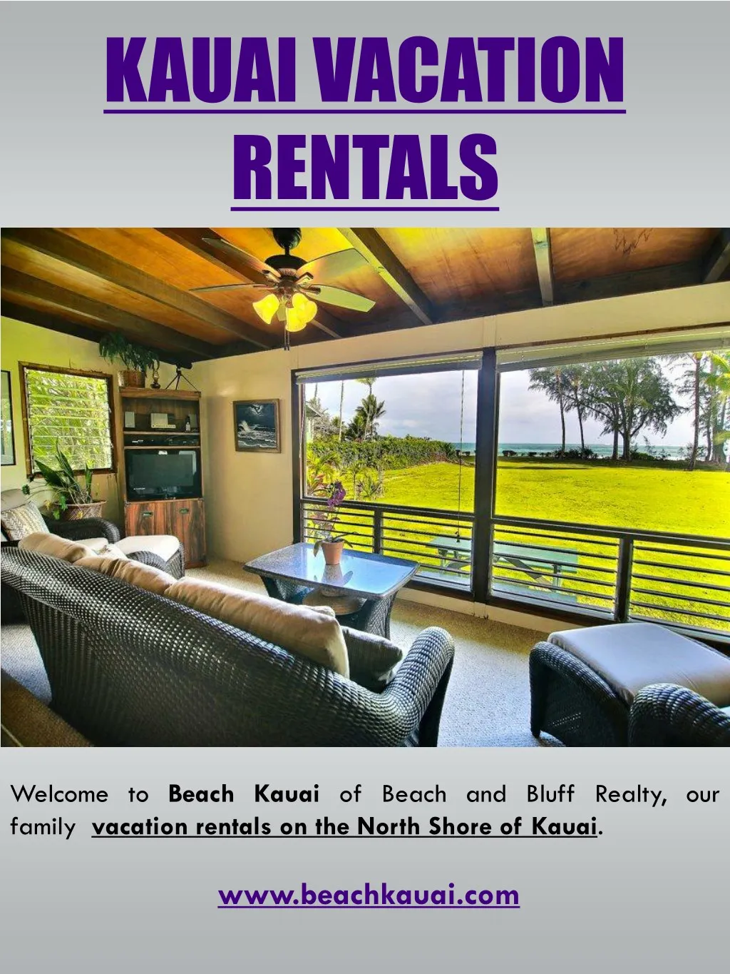 kauai vacation rentals