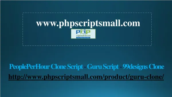 99designs Clone Script- PeoplePerHour Clone Script - Guru Script