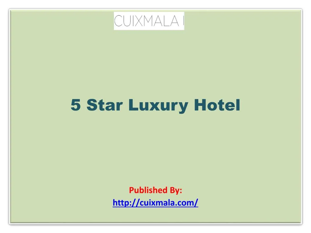 5 star luxury hotel published by http cuixmala com