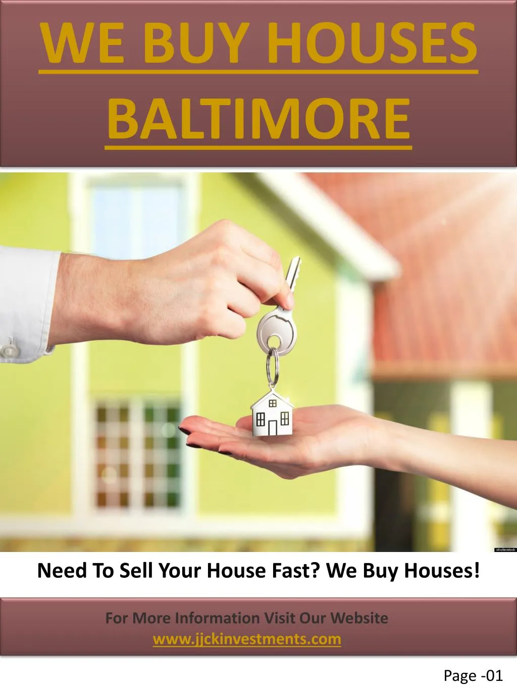 we buy houses baltimore
