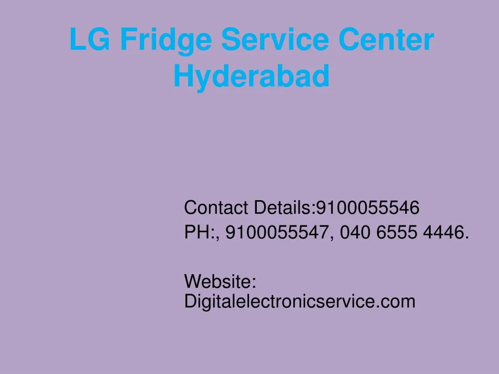 lg fridge service center hyderabad