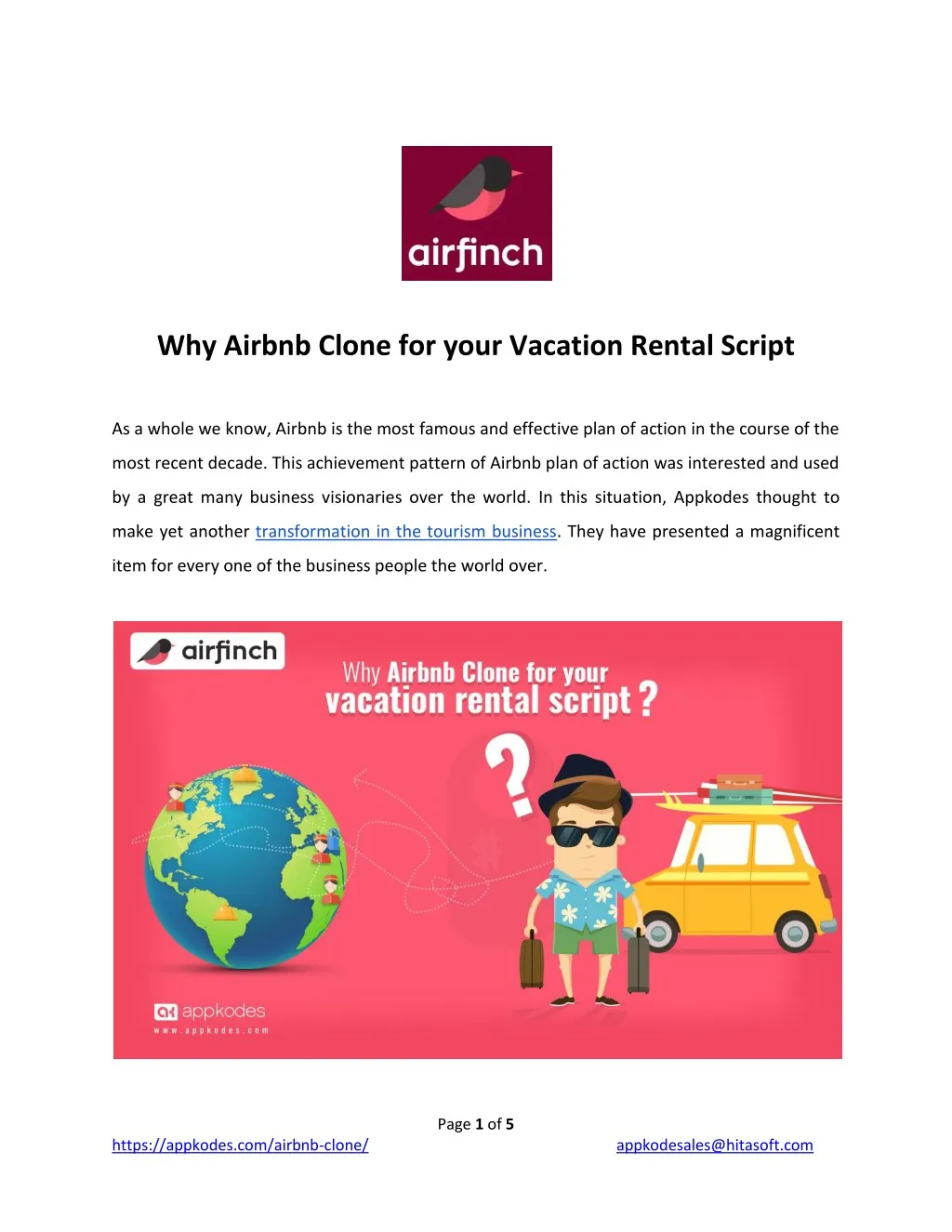 why airbnb clone for your vacation rental script