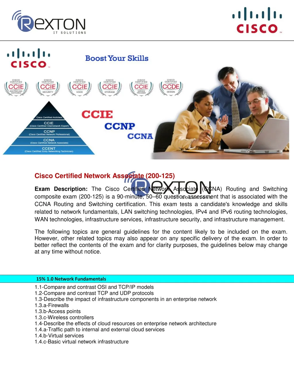 cisco certified network associate 200 125 exam