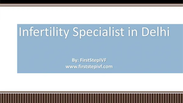 infertility speciality in Delhi