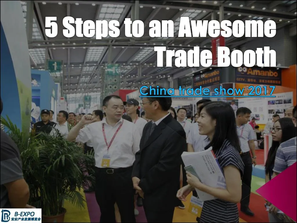 5 steps to an awesome trade booth