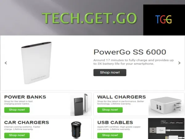 Buy Best Portable cellphone charger online at Best Price-TECH.GET.GO