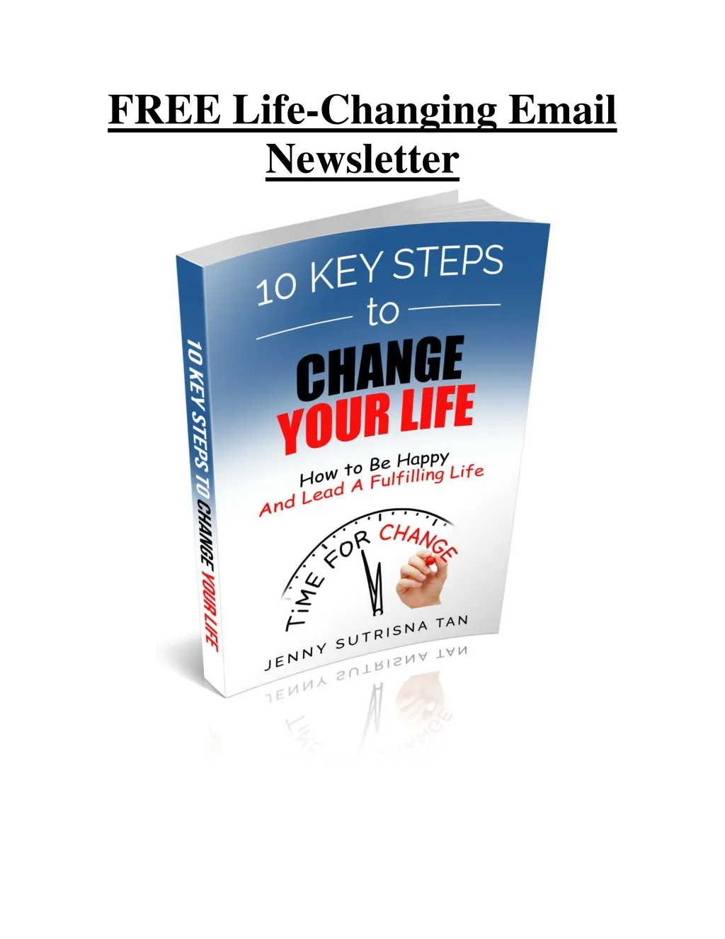 free life changing email newsletter