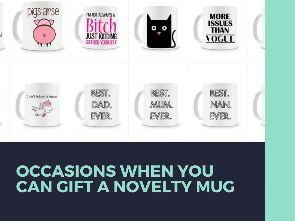 occasions when you can gift a novelty mug