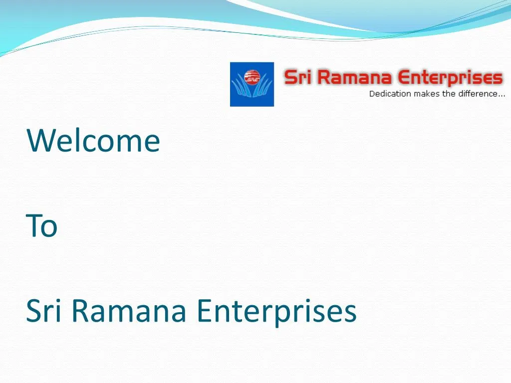 welcome to sri r amana enterprises