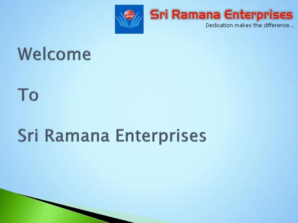 welcome to sri ramana enterprises