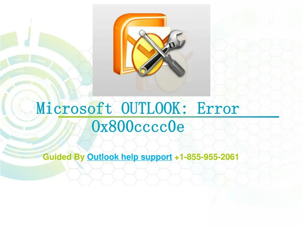 microsoft outlook error ox800cccc0e