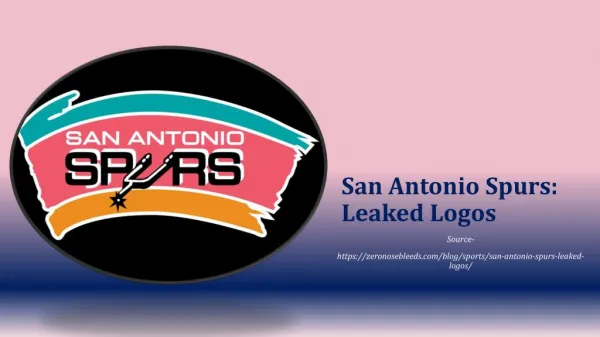 San Antonio Spurs: Leaked Logos