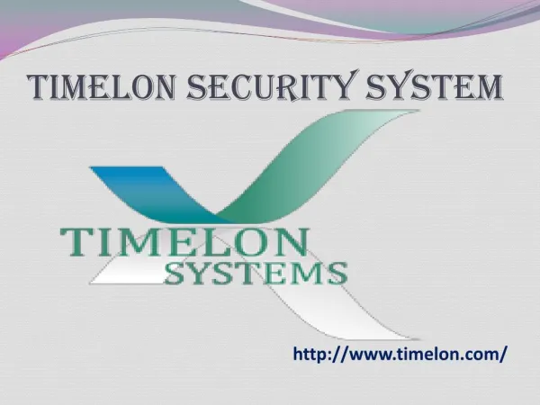 Timelon Security System