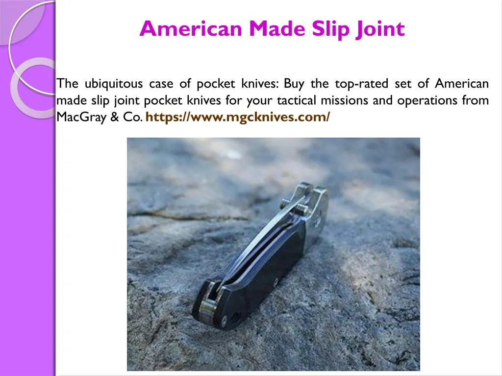 american made slip joint
