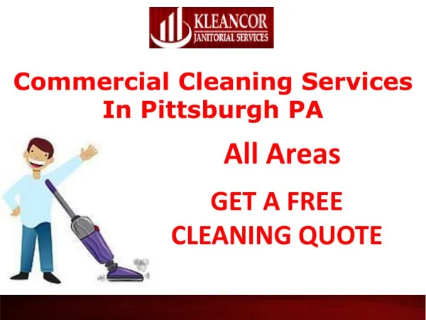 Commercial cleaning services In Pittsburgh PA