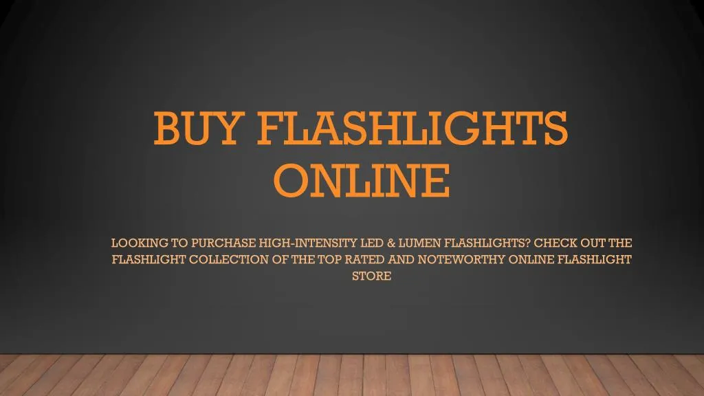 buy flashlights online