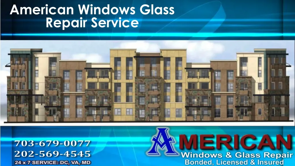 american windows glass repair service