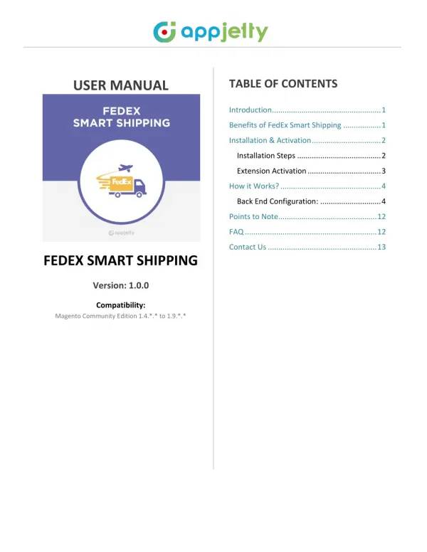 Magento FedEx Smart Shipping Extension