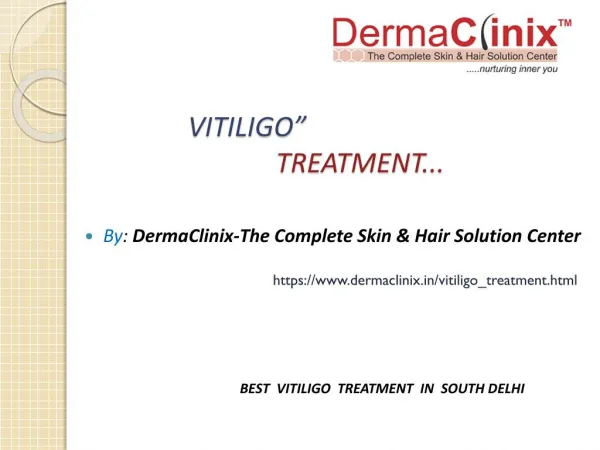 Best Vitiligo Treatment In South Delhi