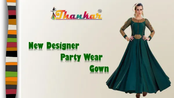 New Designer Party Wear Gown