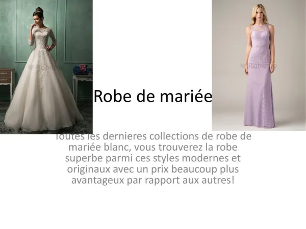 Robe de mariée