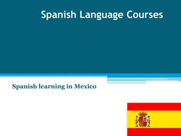 Spanish Language Online Courses