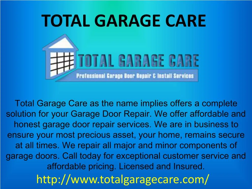 total garage care