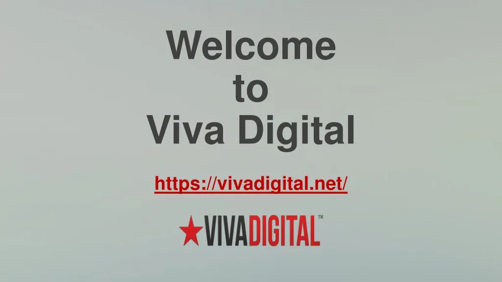 welcome to viva digital