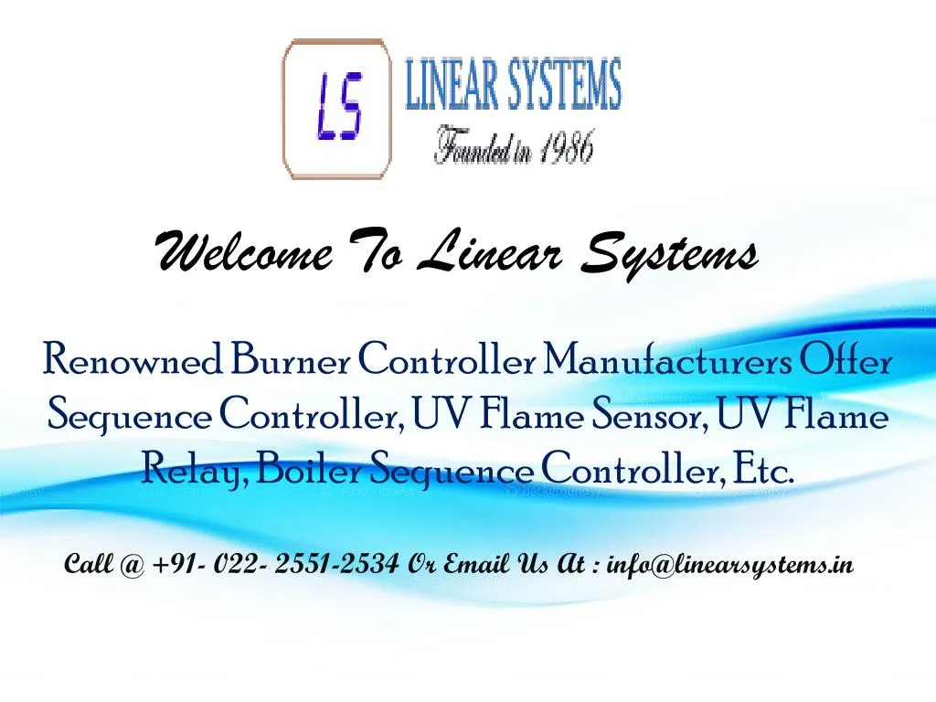 welcome to linear systems