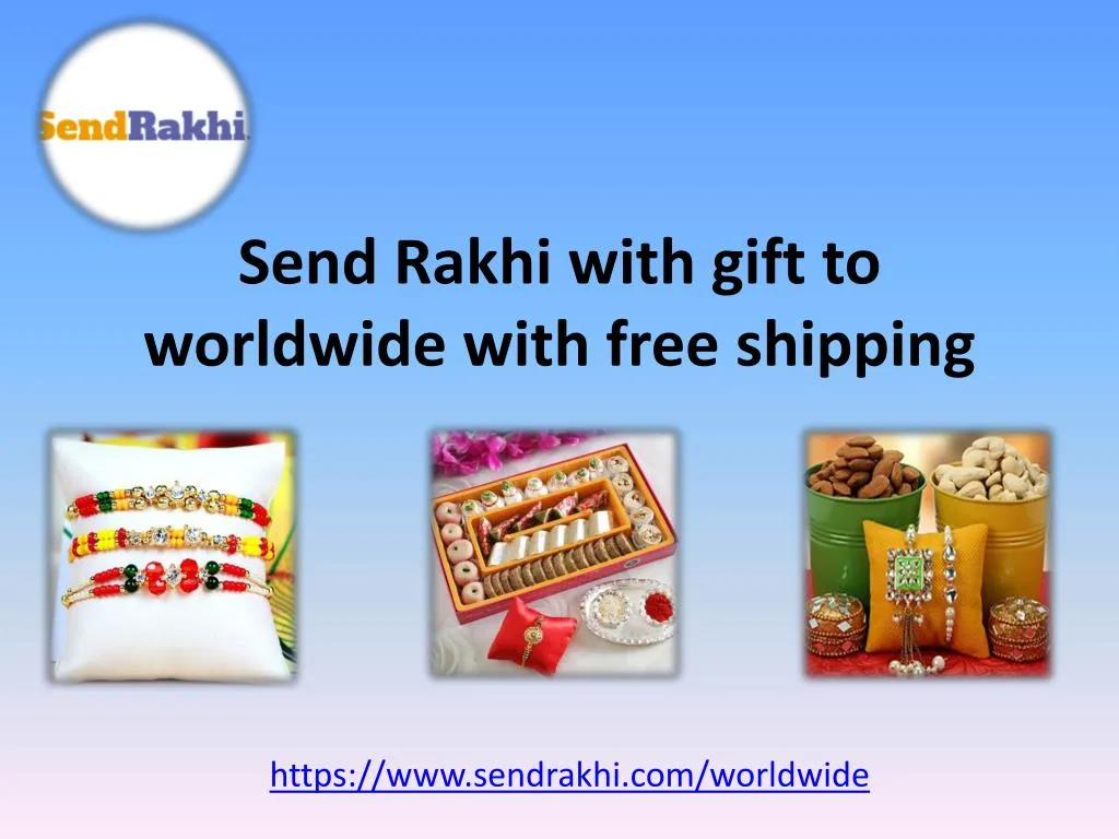 send rakhi with gift to worldwide with free shipping