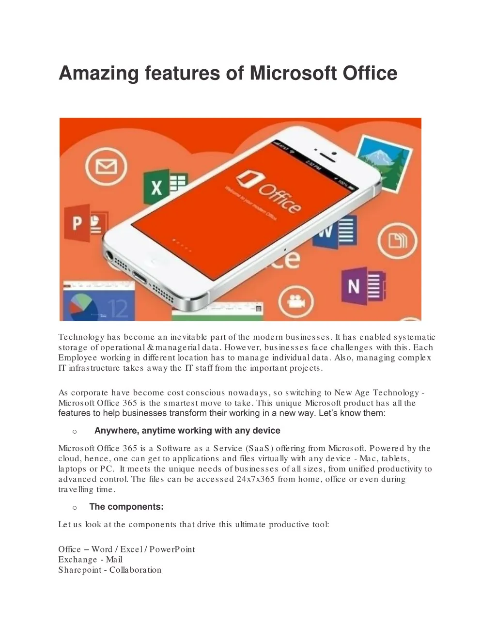 amazing features of microsoft office