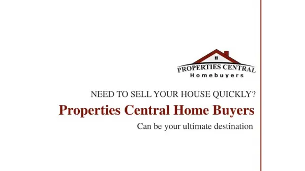 Properties Central Home Buyer | We Buy Houses for Cash in MA