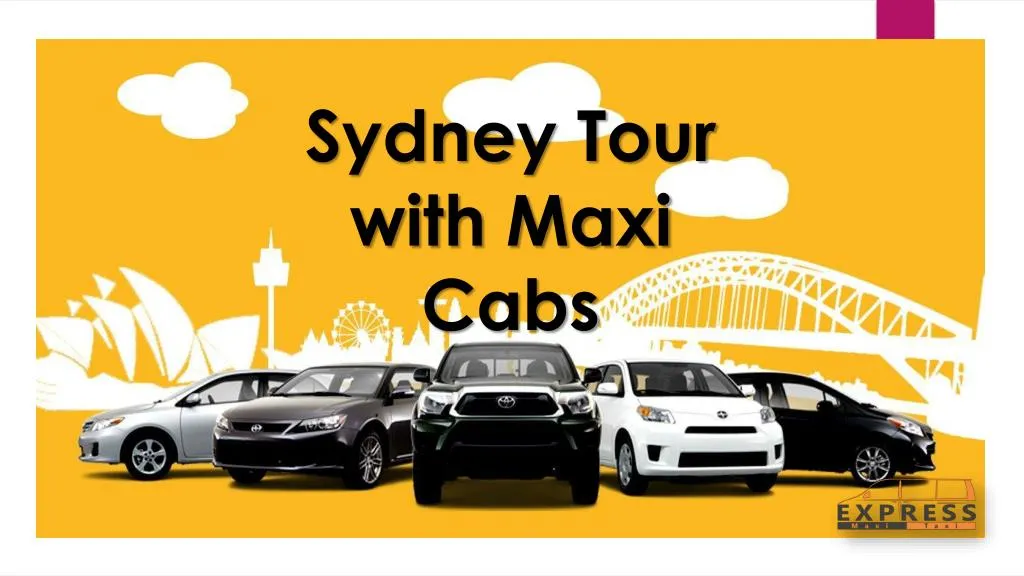 sydney tour with maxi cabs