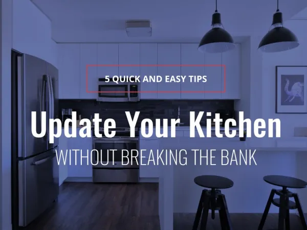 Update Your Kitchen Without Breaking the Bank